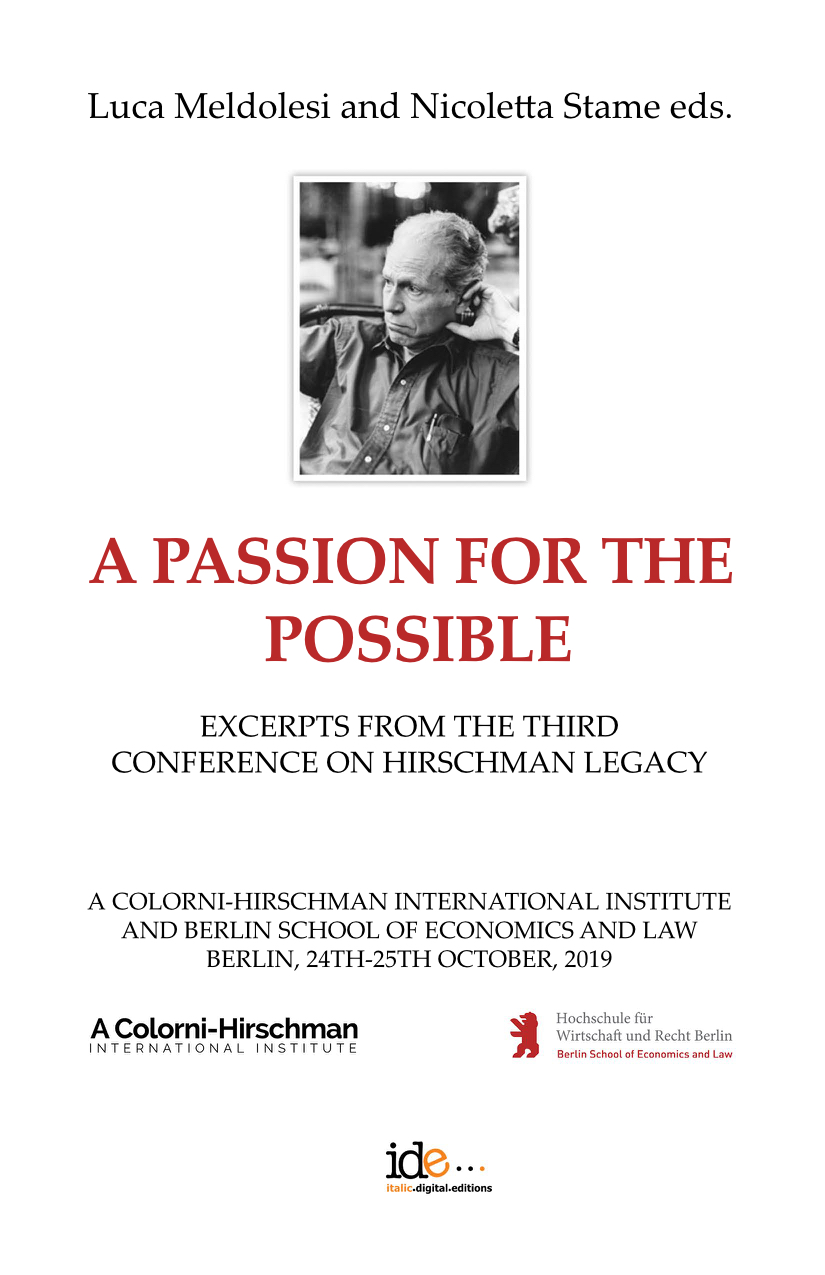 A Passion for the Possible 